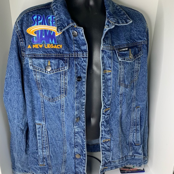 SPACE JAM A New Legacy LOONEY TUNES Members Only Denim Jacket - Picture 6 of 12